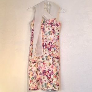 Pretty Floral Bodycon Dress